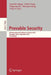 Provable Security: 6th International Conference, Provsec 2012, Chengdu, China, September 26-28, 2012, Proceedings by Tsuyoshi Takagi