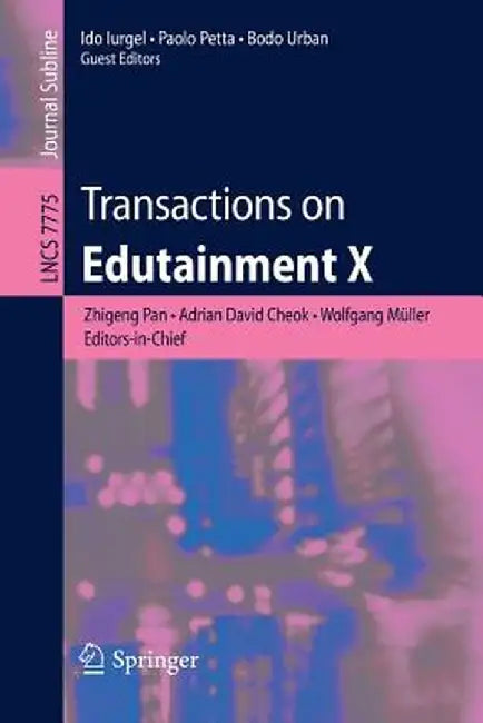 Transactions on Edutainment X by Zhigeng Pan