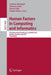 Human Factors in Computing and Informatics: First International Conference, Southchi 2013, Maribor, Slovenia, July 1-3, 2013, Proceedings by Andreas Holzinger