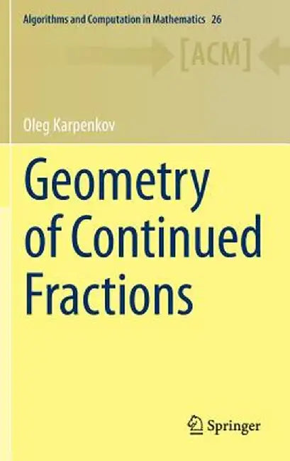 Geometry of Continued Fractions by Oleg Karpenkov
