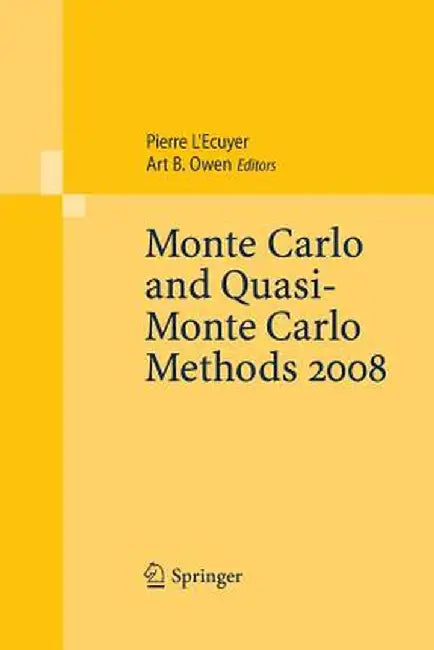 Monte Carlo and Quasi-Monte Carlo Methods 2008 by Pierre L' Ecuyer