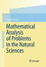 Mathematical Analysis of Problems in the Natural Sciences by Vladimir Zorich