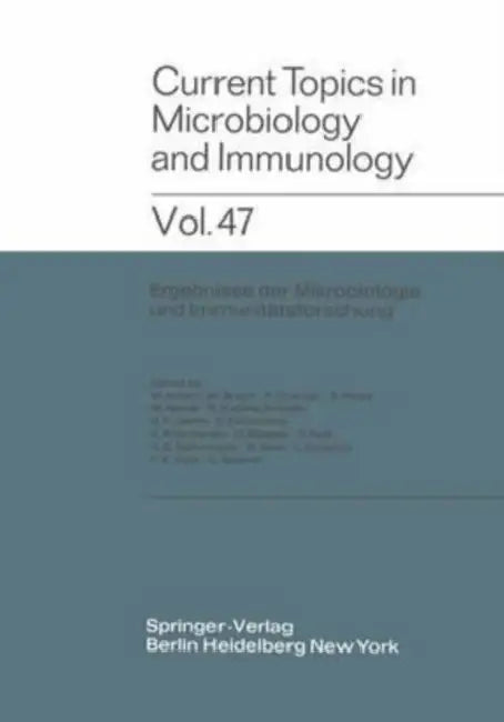 Current Topics in Microbiology and Immunology by Mudpuppy