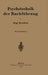 Psychotechnik Der Buchführung by Hugo Meyerheim