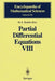 Partial Differential Equations VIII: Overdetermined Systems Dissipative Singular Schrödinger Operator Index Theory by M. A. Shubin