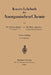 Kurzes Lehrbuch Der Anorganischen Chemie by Gerhart Jander, Hans Spandau
