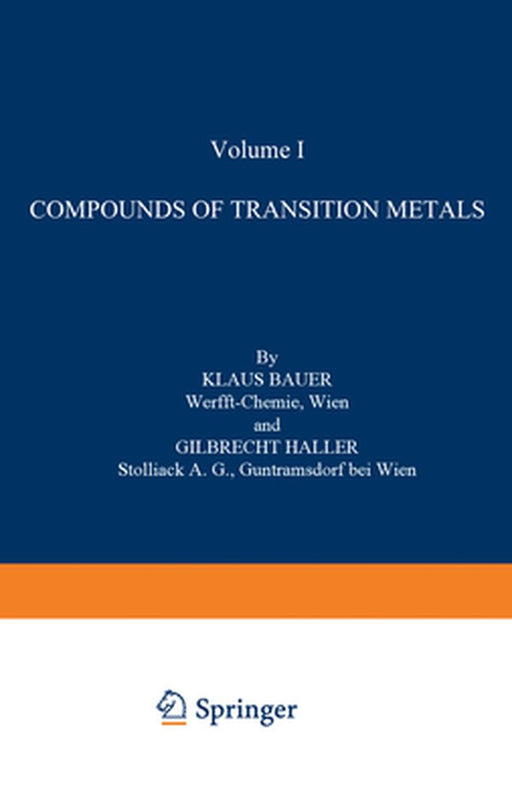 Compounds of Transition Metals by Michael Dub