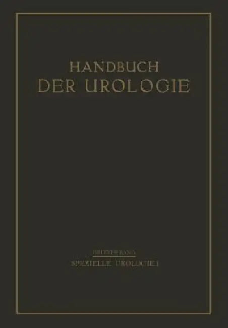 Speƶielle Urologie by Th Cohn, P. Frangenheim, H. Gebele