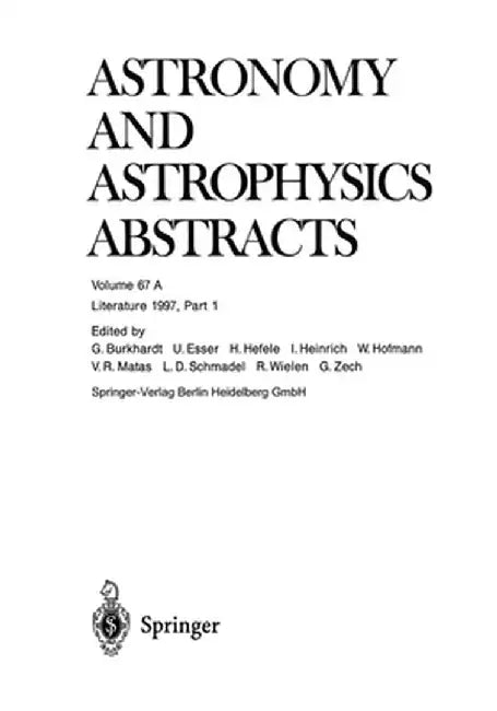 Literature 1997, Part 1 by Astronomisches Rechen-Institutari