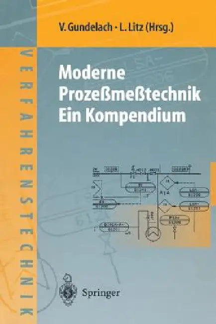 Moderne Prozeßmeßtechnik: Ein Kompendium by Volkmar Gundelach, Lothar Litz