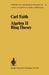 Algebra II Ring Theory: Vol. 2: Ring Theory by Carl Faith