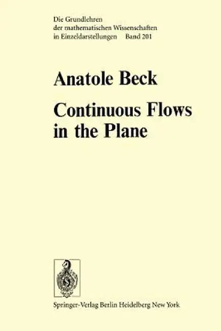 Continuous Flows in the Plane by J. Lewin