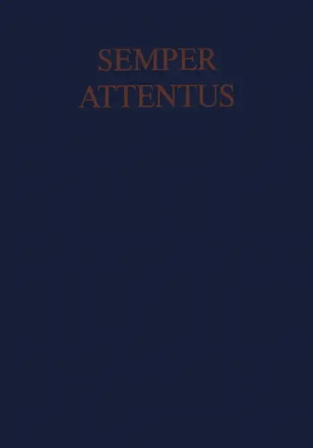 Semper Attentus: Beiträge Für Heinz Götze Zum 8.August 1977 by Konrad F. Springer