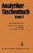 Analytiker-Taschenbuch by Rudolf Bock, Wilhelm Fresenius, Helmut Günzler