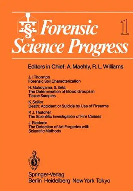 Forensic Science Progress by H. Mukoyama