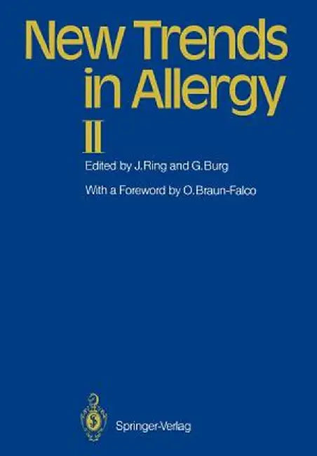 New Trends in Allergy II by Johannes Ring