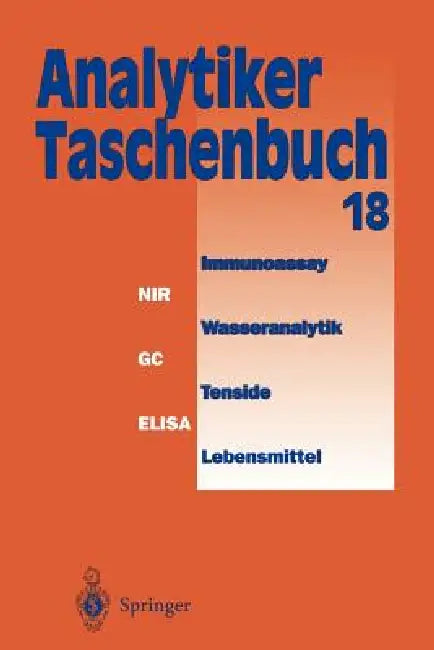 Analytiker-Taschenbuch by Helmut Günzler, A. Müfit Bahadir, Klaus Danzer