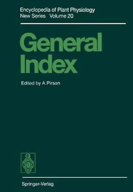 General Index by Andre Pirson
