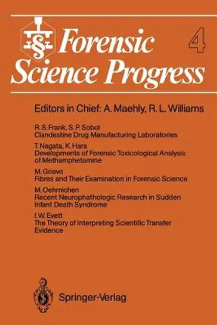 Forensic Science Progress by Ian W. Evett
