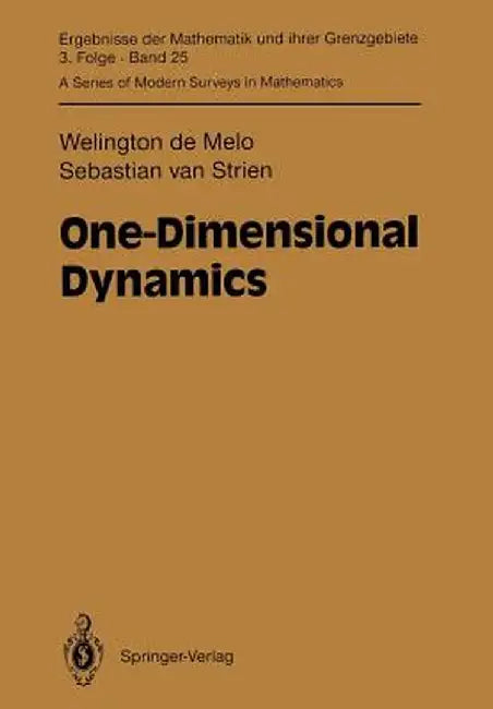 One-Dimensional Dynamics by Welington De Melo