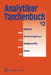 Analytiker-Taschenbuch by Helmut Günzler, Rolf Bordsorf, Klaus Danzer