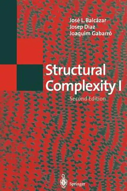 Structural Complexity I by Jose L. Balcazar