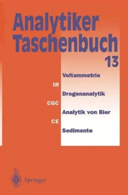 Analytiker-Taschenbuch by Helmut Günzler, A. Müfit Bahadir, Rolf Borsdorf