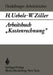 Arbeitsbuch "Kostenrechnung" by H. Uebele, W. Zöller