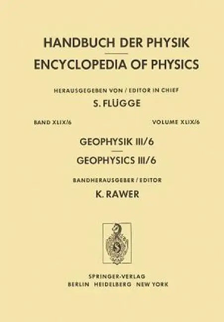 Geophysik III by G. M. Nikol'skij