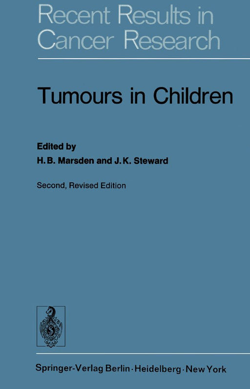 Tumours in Children by H. B. Marsden