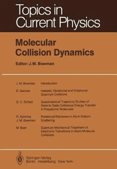 Molecular Collision Dynamics by M. Baer