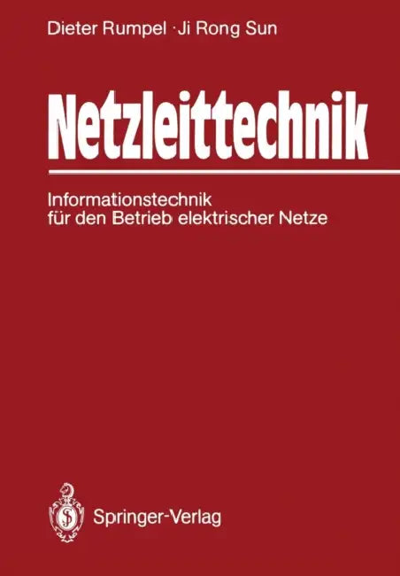 Netzleittechnik: Informationstechnik Für Den Betrieb Elektrischer Netze by Dieter Rumpel, Ji Rong Sun