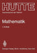 Mathematik by Istvan Szabo, K. Wellnitz, W. Zander