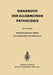 Prolegomena Einer Allgemeinen Pathologie by Franz Büchner, Franz Büchner, E. Letterer