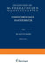 Versicherungsmathematik: Erster Teil by Walter Saxer