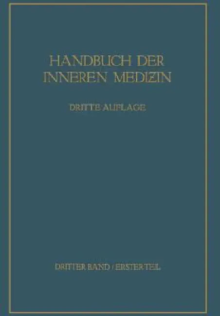 Krankheiten Der Verdauungsorgane: Erster Teil Mundhöhle - Speiseröhre - Magen by W. Baumann, G. V. Bergmann, J. Brinck