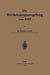 Die Reichsfinanzgesetzgebung Von 1913 by Wilhelm Gerloff