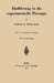 Einführung in Die Experimentelle Therapie by Martin Jacoby