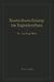 Kostenberechnung Im Ingenieurbau by Hugo Ritter