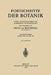 Fortschritte Der Botanik: Neunter Band by Fritz Von Wettstein