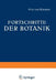 Fortschritte Der Botanik: Sechster Band by Fritz Von Wettstein