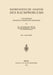 Mathematische Analyse Des Raumproblems: Vorlesungen, Gehalten in Barcelona Und Madrid by Hermann Weyl