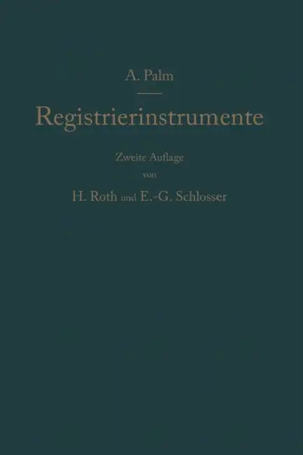 Registrierinstrumente by Albert Palm