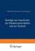 Beiträge Zur Geschichte Der Naturwissenschaften Und Der Technik by Edmund O. Von Lippmann