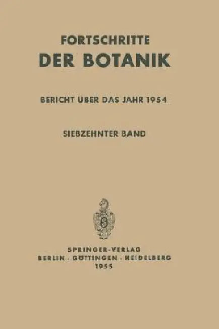Bericht Über Das Jahr 1954 by Ulrich Lüttge, Wolfram Beyschlag, Burkhard Büdel
