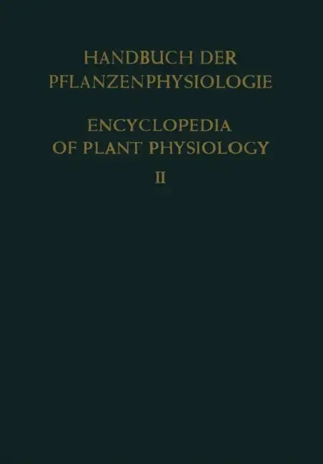 Allgemeine Physiologie Der Pflanzenzelle / General Physiology of the Plant Cell by H. J. Bogen, H. Ullrich