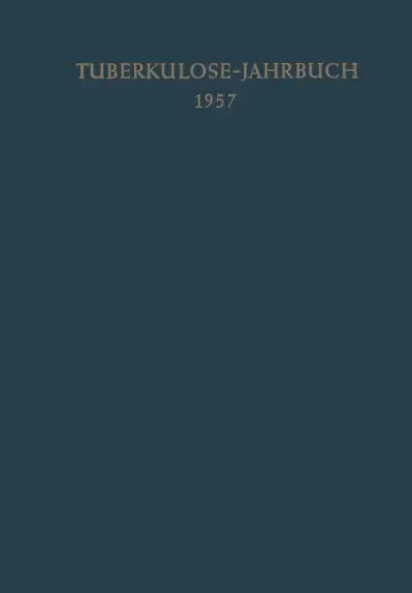 Tuberkulose-Jahrbuch by R. Griesbach