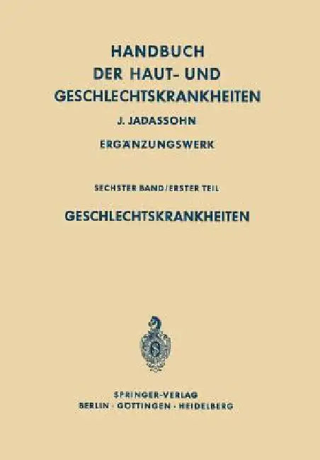 Geschlechtskrankheiten by Hans Schuermann, Arthur Leinbrock