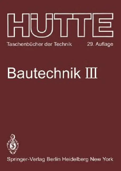 Bautechnik by Horst Becker, H. Becker