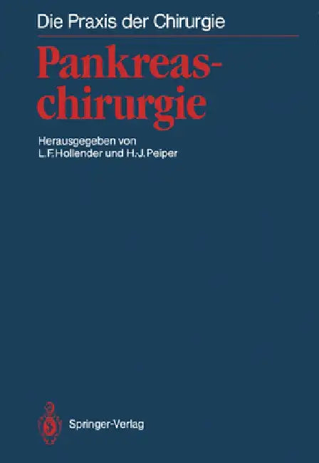 Pankreaschirurgie by M. Aufschnaiter